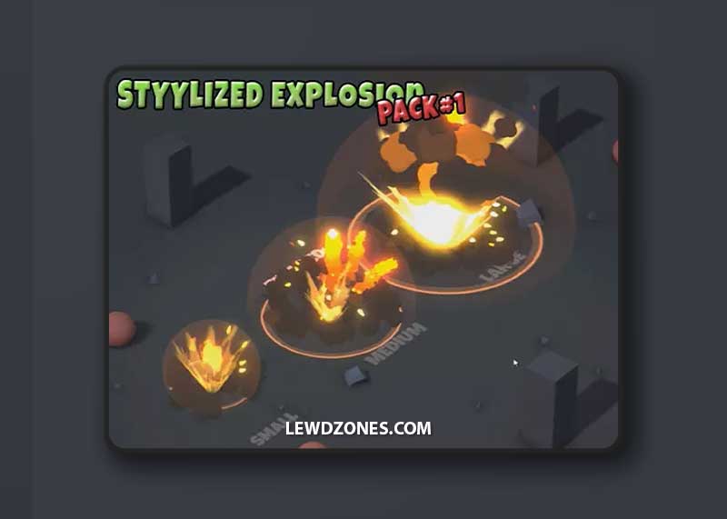 Unity Asset - Stylized Explosion Pack 1