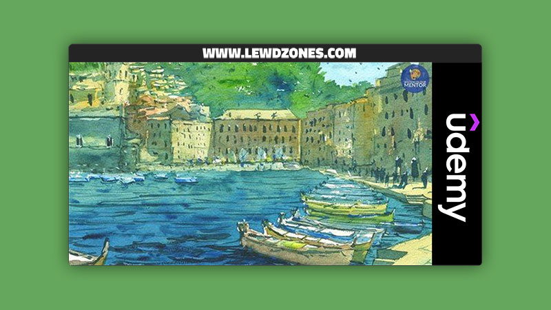 Cinque Terre In Watercolor: Complexity To Loose Painting